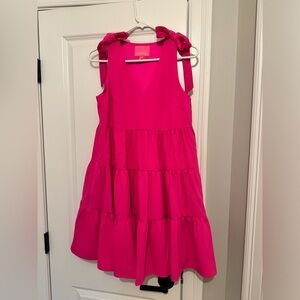 NWOT lilly pulitzer lined swing dress size XS, bow tie shoulder